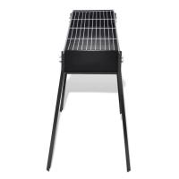 vidaXL Barbacoa de carbón cuadrada con soporte - details 2