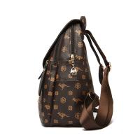 Mochila Para Mujer De Cuero Sintético De Alta Calidad Mochila De Libros Mochila Suave Para Estudiantes Viaje Floral Vintage - details 10