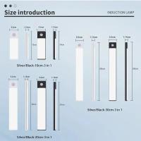 Lámparas LED Recargables De Sensor De Movimiento Para Armario Luz Nocturna Delgada Y Dimmable Para Cocina Y Dormitorio Iluminación De Gabinete - details 12