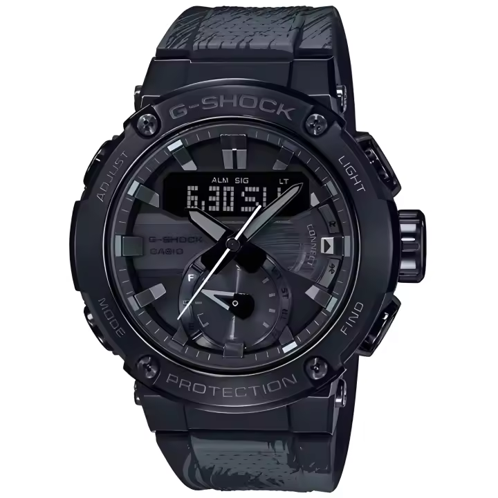 Reloj radiocontrol solar Casio G-SHOCK G-STEEL GST-W300G-1A1JF JDM  49.3mm 200M WR Hora Mundial - 1