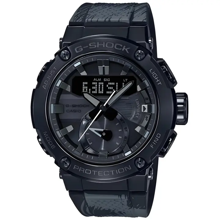 Reloj radiocontrol solar Casio G-SHOCK G-STEEL GST-W300G-1A1JF JDM  49.3mm 200M WR Hora Mundial - 1