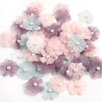 10/30/50Pcs Flores Artificiales Rosa Para DIY Vestido De Novia Decoración De Casa Boda Cumpleaños Regalo De Pasteles Accesorios - details 3