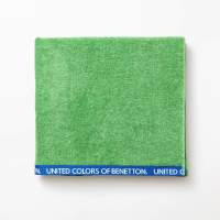 Toalla de Algodón Orgánico 90x160cm 450gsm - Juego de 3 Toallas en Verde, Azul y Fucsia - Benetton - details 2