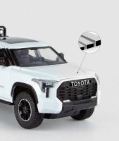 Modelo De Coche De Aleación Toyota Tundra 1:24 Con Sonido Y Luz Simulación Vehículo De Metal Para Niños Juguetes De Coche Regalo Para Niños Hombres - details 4