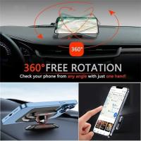Soporte De Teléfono Móvil Magnético Para Coche Mini Barra Rotativa 360 Grados Fuerte Imán Para GPS Compatible Con Huawei Y iPhone 14 - details 1