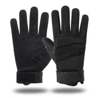 Guantes De Motocicleta Para Ciclismo Deportivo Escalada Paintball Tiro Caza Esquí Unisex Color Táctico Full Finger - details 3