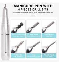 Máquina De Uñas Recargable 45000RPM Con LCD Bajo Ruido Profesional Para Pintura De Uñas Con Accesorios Set De Herramientas De Manicura Eléctrica - details 8