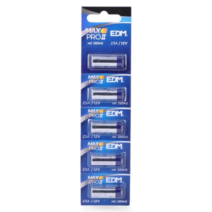 Pila Alkalina EDM Max-Pro 23A 12V - Alta Duración (pvp una pila) - 1