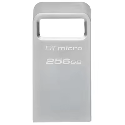 Datatraveler micro unidad flash usb 256 gb usb tipo a 3.2 gen 1 (3.1 gen 1) plata - 1