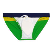 Bikini De Baño Para Hombre Sexy Briefs Estrecho Y Elástico Traje De Natación Deportivo De Playa Marca Surf Verano Push-up Swimwear - details 42