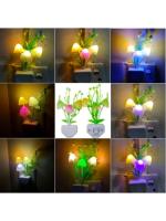Luz De Noche De Setas LED Con Sensor De Luz Conector EU Y EE.UU. 5V 3 LED Luz De Noche Colorida De Setas Decoración De Ambiente - details 6