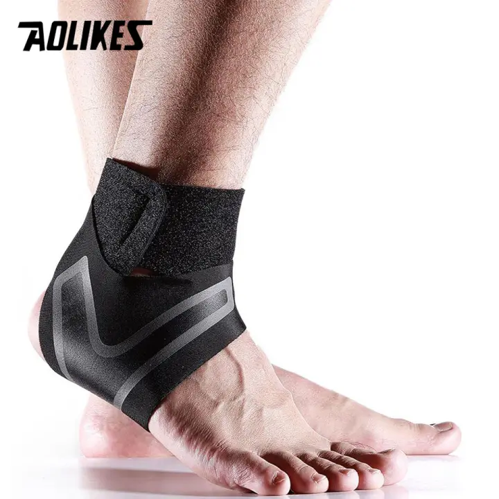 AOLIKES Soporte De Tobillo Elástico Con Ajuste Libre Protección De Banda De Compresión Para Prevenir Espraines Deporte Y Fitness - 1