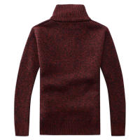 Chaqueta De Punto Para Hombre Con Cuello V Y Patoleta Clásica De Invierno Prenda Exterior De Poliéster Para Otoño Y Invierno - details 15