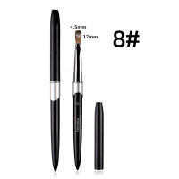 Cepillo De Uñas Kolinsky Sable 1PC Para Gel UV Acrílico Dibujo De Uñas Pincel Para Polvo Líquido Y Carving Pen DIY - details 4