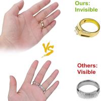Ajustador De Tamaño De Anillo De Silicona Invisible Transparente Con 8 Tamaños Fijador Tensión Espaciador De Joyería Herramienta De Ajuste - details 30