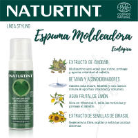 Naturtint Eco Espuma Moldeadora, Fijación y Volumen, Nutre y Protege, Tratamiento Antiedad Cabello, Cabello Más Suave, Flexible y Fuerte, 99.4% Ingredientes Naturales, ECOCERT, 125ml - details 2