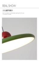 Lámpara Colgante Estilo Nórdico Crema Volcán Disco Para Restaurante Sala De Estar Dormitorio Lámpara De Noche Decorativa 20/30cm LED Fuente De Alimentación AC 220 V Moderna - details 9