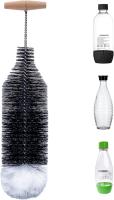Cepillo para botellas de 35 cm compatible con botellas de vidrio, cepillo limpiador de botellas que no raya, elimina la suciedad rebelde, cepillo de limpieza con ajuste perfecto para jarra de vidrio - details 3