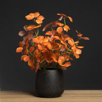 Planta Artificial De 33 Cm De Four Leaf Clover Falsa Árbol Colgante De Hojas De Seda Pequeña Hierba Afortunada Para Decoración De Hogar Boda Fiesta - details 7