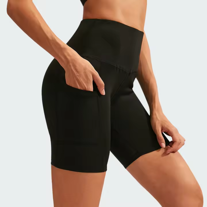 Shorts De Yoga Para Mujer Cintura Alta Shorts De Gimnasio Fitness Levantamiento De Glúteos Leggings De Yoga Corrida Ciclismo Pantalones De Deporte - 1