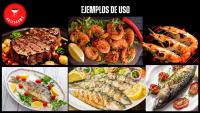 Parrilla Barbacoa Pescado COOKRM - Rejilla Asado Acero Inoxidable - BBQ Portátil - Tamaño Grande XXL 65x15cm - Fácil de Usar - details 5