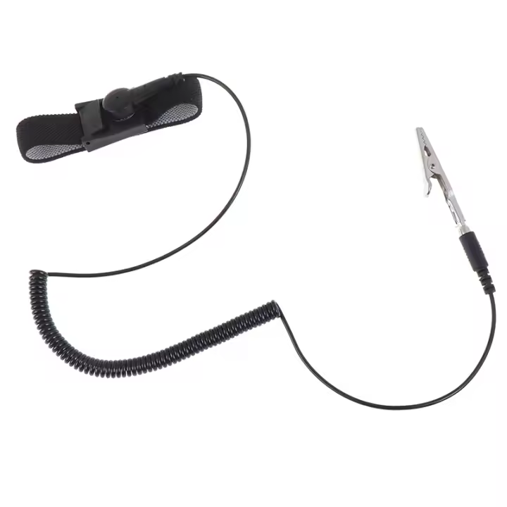 Pulsera Antiestática Ajustable ESD Discharge Cable Cinta De Tierra Para Mano Herramienta Manual Sin Cable Clip Sin Wireless - 1