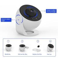 Proyector De Galaxia LED Luz Nocturna Estrellada 360° Giratorio Planetario Lámpara De Noche Para Decoración De Habitaciones Regalo Para Niños Y Niñas - details 5