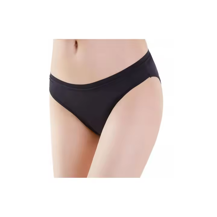 Iriscup Braga Menstrual Negro Algodón Orgánico Bambú Flujo Medio Abundante - 1