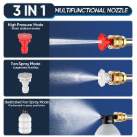 21V Cordless High Pressure Lithium Car Wash Water Gun 50-70Bar 30000mAh range 10m Jet Multi-Purpose Nozzle Car Yard Cleaner - details 2
