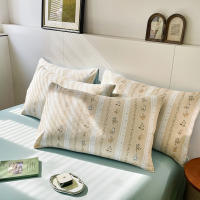 Juego de Funda Nórdica 4 Piezas-Ropa de Cama Algodón Lavado con Jacquard Elegante-Tacto Extra Suave, Varios Tamaño Disponible - details 3