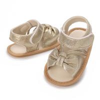 Zapatillas De Verano Para Bebé Niña Con Lazo Antideslizante Suaves Y Cómodas Suela De Goma Zapatos De Primera Caminata Para Princesa - details 19