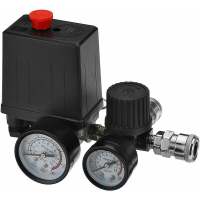 Regulador de presión de Aire 220V 0-180 PSI con conector - details 3