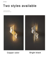 Lámpara De Pared LED Nórdica Para Iluminación Interior De Dormitorio Y Sala De Estar Moderna Decoración Sconces Montaje En Pared Color Negro Y Oro - details 4