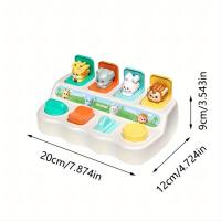 Juego De Aprendizaje Montessori Para Bebés Caja De Botones Juego De Escondite Para Halloween Y Navidad Regalo Interactivo Para Cumpleaños - details 1