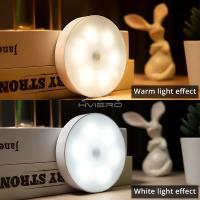 Lámpara Nocturna Inalámbrica Con Sensor De Movimiento 8LED Para Dormitorio Decoración De Pared Escalera Armario Closet Luz De Lectura - details 6