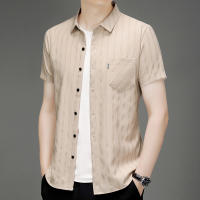 Camisa De Verano Para Hombre Casual Con Mangas Cortas Y Estampado Resistente a Arrugas Cómoda Versátil Para Todas Las Estaciones - details 16