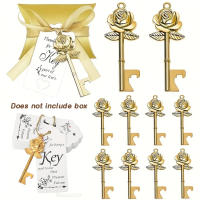 Abrepuertas De Rosas Metálicas Para Bodas Y Showers Con Tarjeta De Agradecimiento Multiusos Para Casa Y Cocina Duraderos Y Reutilizables - details 8