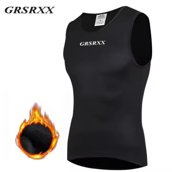  Chaqueta Térmica De Invierno Para Ciclismo GRSRXX Chaqueta De Bici Sin Mangas De Largo Manga Jersey Ciclismo Unisex - 1