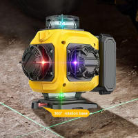 16 Lines 4D Laser Level Remote Control 4 Colors Beam 360° Horizontal ＆ Vertical Powerful Lines Laser Levels Power Display - details 10