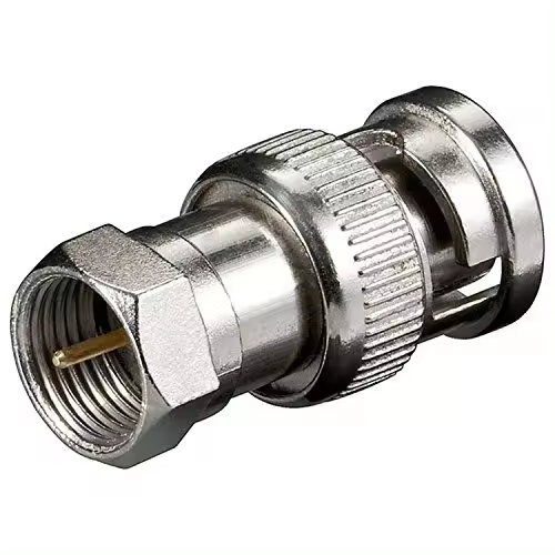 Adaptador antena F macho a bnc macho  Gris - 1