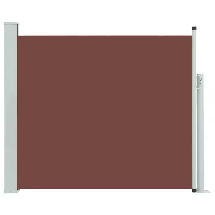 Toldo lateral Retráctil de Jardín Marron 100x300 cm - 1