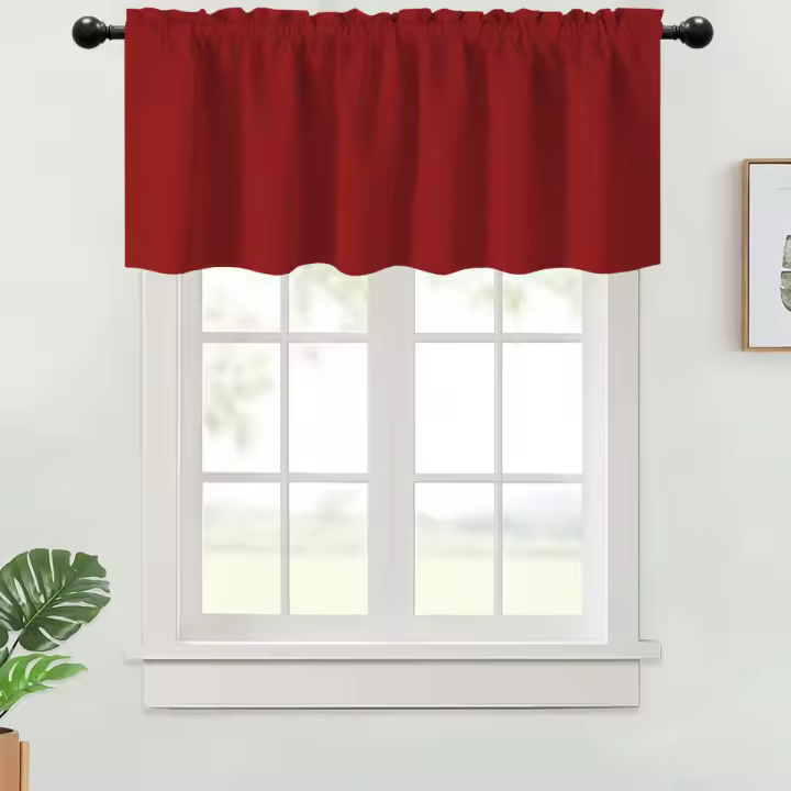 Cortinas De Ventana Térmicas Y Blackout Con Bolsillos Para Cepillo 1 Pieza Para Cocina Sala De Estar Dormitorio Decoración Del Hogar - 1