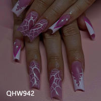 Uñas Postizas Francés Corazón Minimalista 24 PCs Con Gel Jelly Y Archi De Uña Incluido Kit De Uñas Postizas De Plástico - details 9