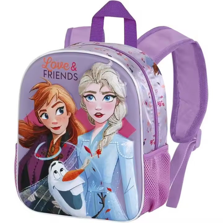 Mochila 3D Pequeña Frozen 2 Friends. Frozen 2. Tamaño 31x26x11cm. KARACTERMANIA - 1