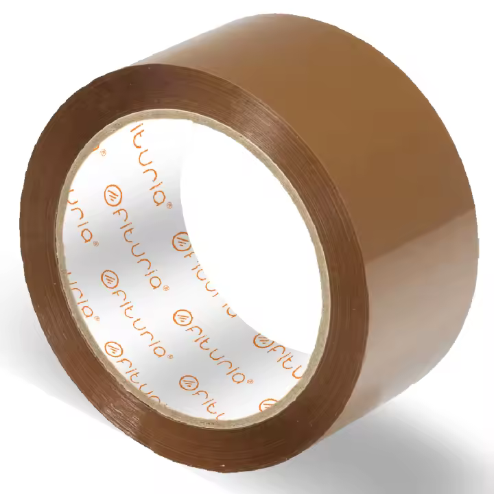 Cinta de Embalar, Cinta Adhesiva Marrón, Cinta para Embalaje de Cajas Mudanza y Envíos, Cinta Adhesiva para Embalar, Precinto Embalar Seguro y Resistente - Ofituria (38mmx120m, 1 cinta) - 1