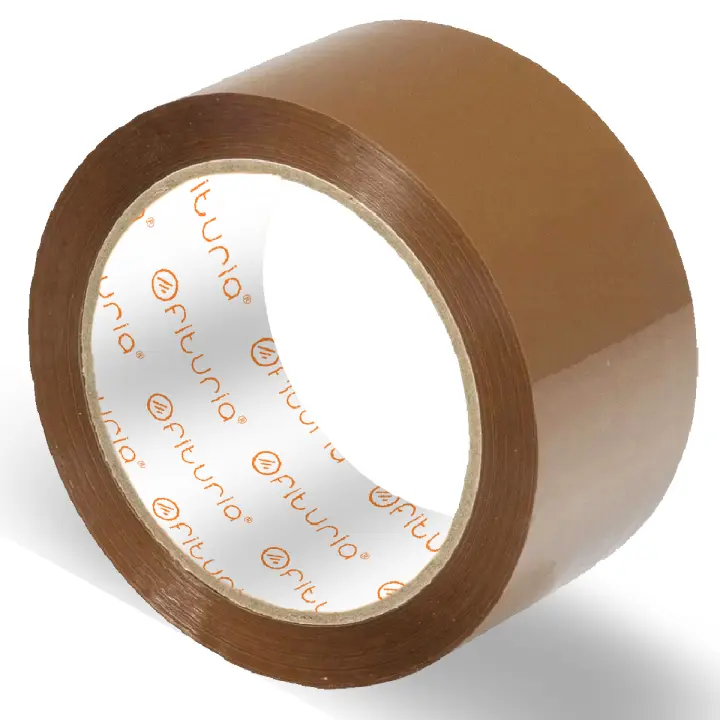 Cinta de Embalar, Cinta Adhesiva Marrón, Cinta para Embalaje de Cajas Mudanza y Envíos, Cinta Adhesiva para Embalar, Precinto Embalar Seguro y Resistente - Ofituria (38mmx120m, 1 cinta) - 1