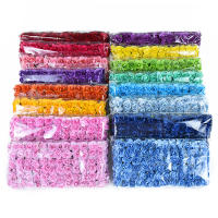 144pcs Hojas De Rosa Mini Pe 2cm Para Decoración De Casamiento Y Hogar Artesanía Scrapbooking Bouquet Artificial De Flores - details 7