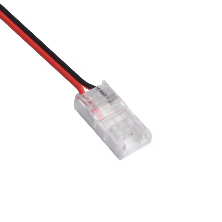 Ledkia Conector Hipopótamo con Cable para Tira LED Monocolor 12-24V DC Ancho 8 mm 8 mm - 1