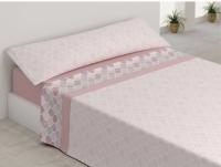 ANGAMA TEXTIL  ALD HOME®️ Colección Verano - Juego de 3 Piezas microfibra 100% poliéster,Sábana bajera ajustable,tacto suave calidad excelente, Elegantes. - details 0