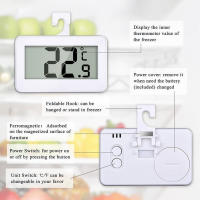 Termómetro Digital Para Hogar Con Alarma De Hielo Medidor De Temperatura Para Nevera Y Congelador Pared Colgante Y Estándar - details 2
